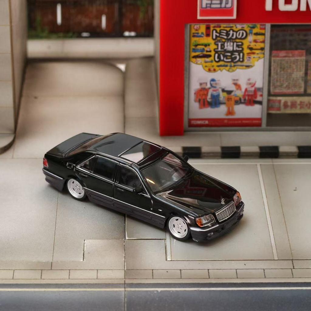Sw 1:64 Mercedes Benz W140 S600 Black Limited Edition Model Car