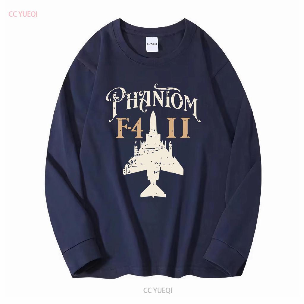 Vintage F 4 Phantom Ii Fighter Jet Aircraft Front And Back Premium T Shirt Size Vintage Washed Homme Casual Stylish Graphic