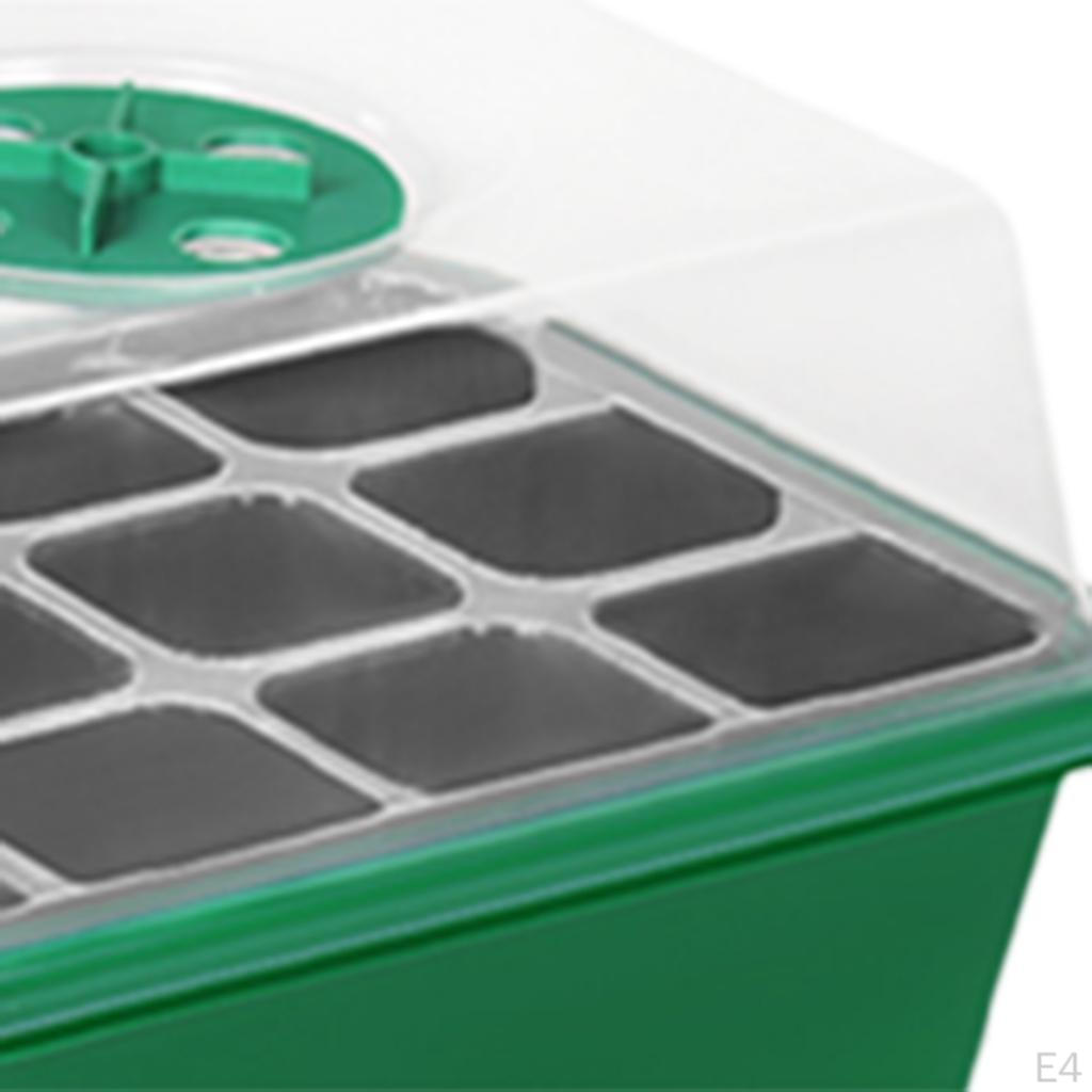 Pflanzenwachstumsschale mit verstellbarer Kuppel für die Anzucht von Samen im Innenbereich