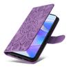 Phone Stand Case for Honor X7a 5G,PU Leather Sunflower Imprinted Wallet Phone Cover with Hand Strap