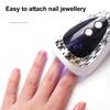 Manicure Handheld Therapy Lamp with LCD Display Rechargeable Quick Drying Nail Polish Dryer