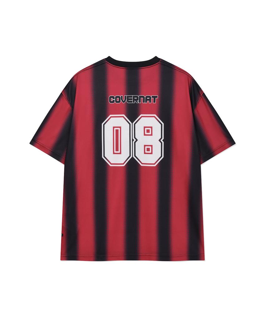 COVERNAT Football Jersey T-Shirt Red