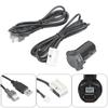 AUX IN USB Audio Cable Adapter Fit for Peugeot 307 407 308 408 508 3008