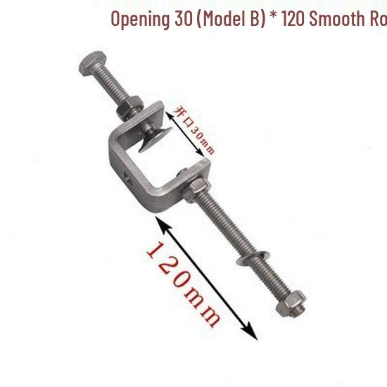 C304 Tiger Claw U-Shaped Stainless Steel Pipe Clamp