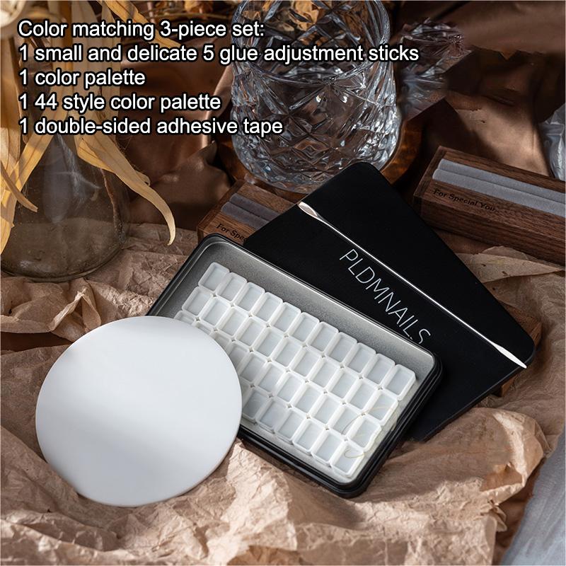 

Empty Diy Nail Polish Glue Palette 44/54/104 Grids Portable Square Nail Polish Palette Iron Case Nail Art Painting Storage Box