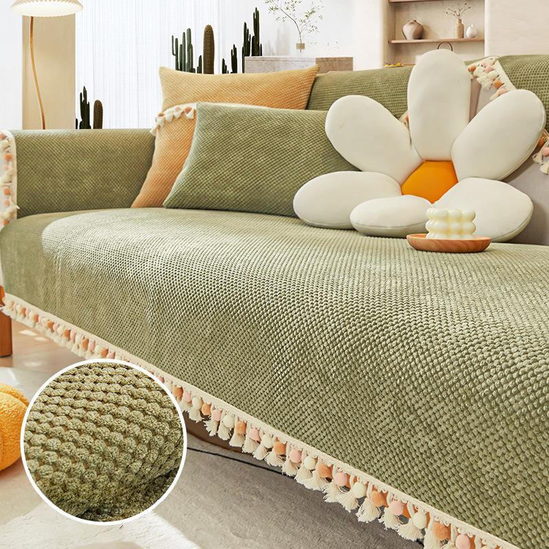 Sofa Cushion All-Season Universal Seat Cushion Sofa Cover 2024 New Simple Modern Cover Towel Cushion
