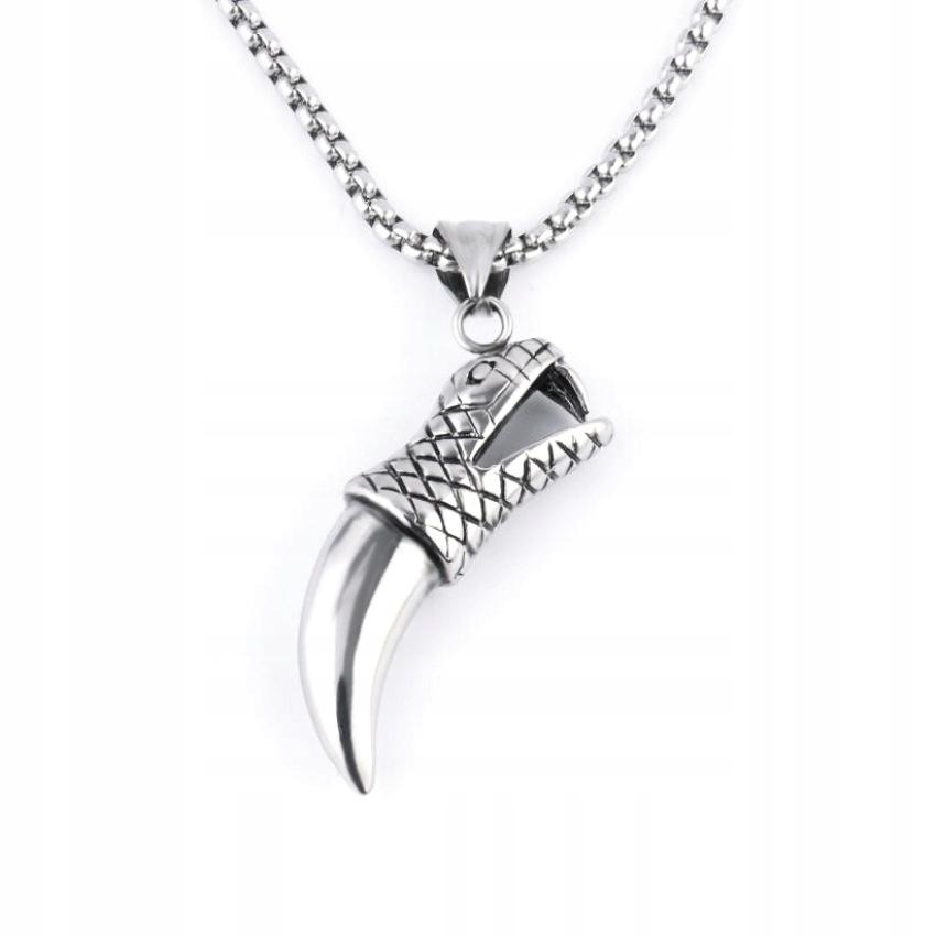 Predator Claw Necklace Silver Chain 345