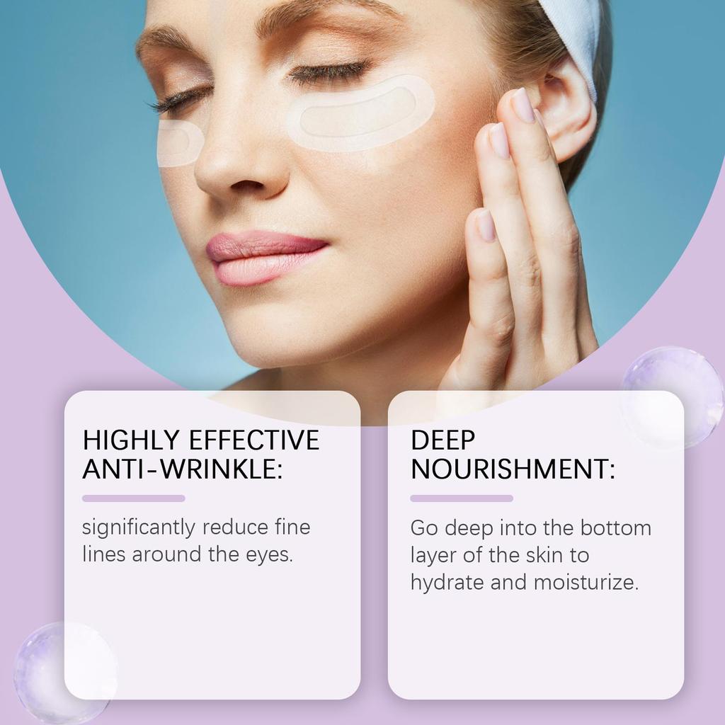 EELHOE Anti-Wrinkle Eye Mask (1 Piece): Reduces Fine Lines, Anti-wrinkle and Anti-aging, Brightens the Eye Area, Moisturizes and Firms