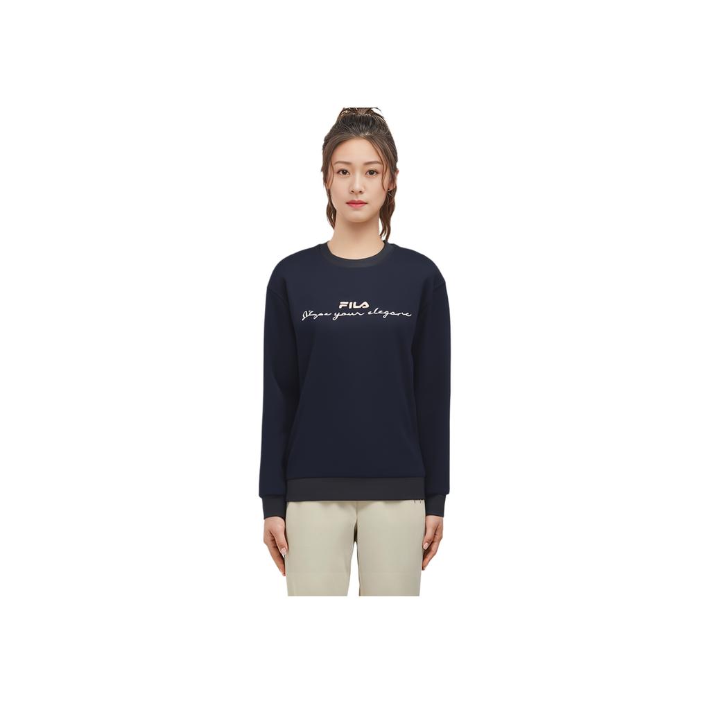 New FILA Athletics Sweatshirt Women's Royal Blue A11W311203F-NV