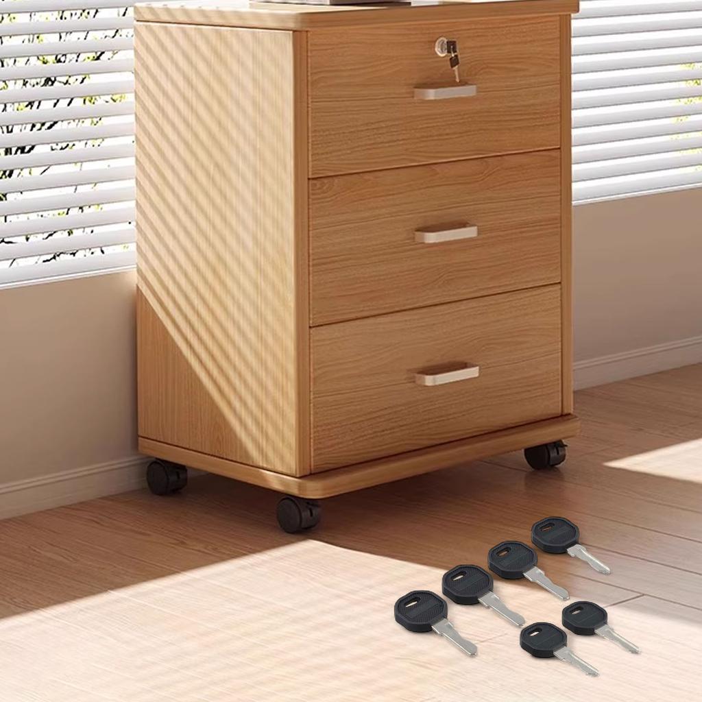 6 Pcs Cabinet Key Replacement For EK333 333 1108-1-1 1108-U35 For APC For Hoffman Hardware Lock Accessories