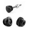 1Pz/4Pz 22mm Universale Auto Pulsante a Pressione Kit Perni Cofano Alluminio Rilascio Rapido Blocco Paraurti Targa Clip di Blocco