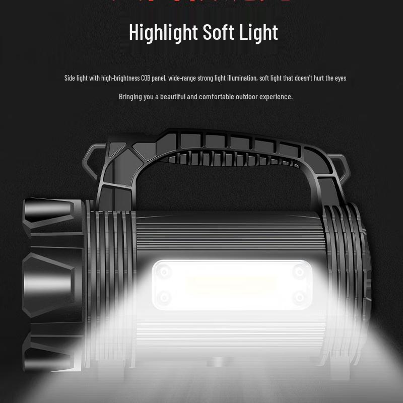 Rechargeable LED Searchlight Flashlight