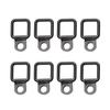 8Pcs Heavy Load D Ring Metal Pull Hook Square Shape Trailer Anchors Lashing Ring Cargo Hook Tie Down Ring for Car Truck RV