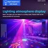 LED Laser Projection Stage Lighting RGBW DJ Disco MIni Party Lights Remote Control for Christmas Wedding Home Club Decoration