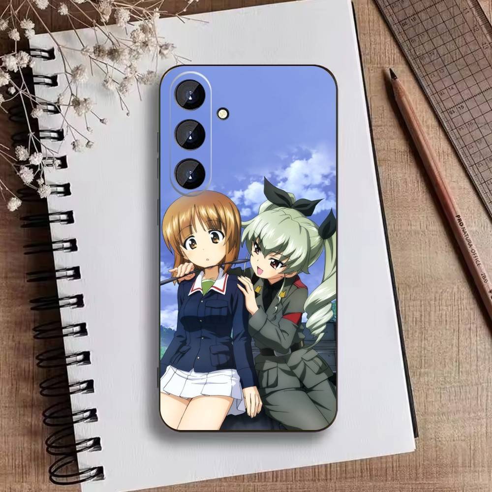 G-GIRLS U-Und P-PANZER Phone Case For Samsung Galaxy A73,21,22,32,71,53,52,51,80,5G Soft Black Cover