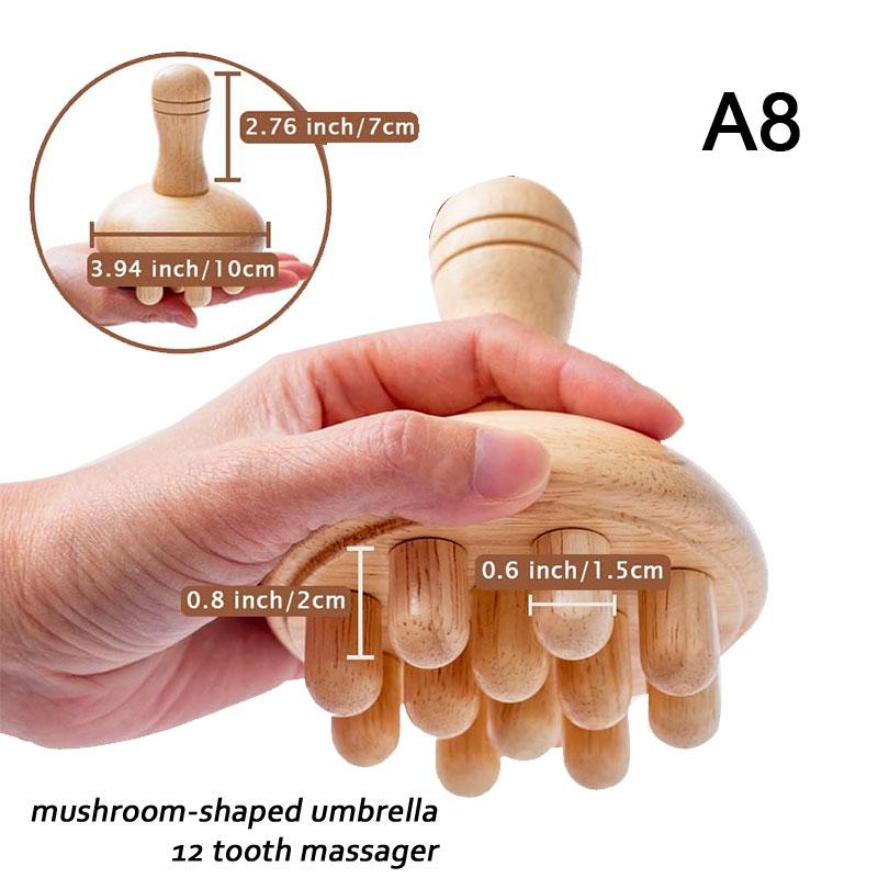 Professional Wood Therapy Massage Tools For Body Shaping Anti Cellulite Lymphatic Drainage Waist Sculpting