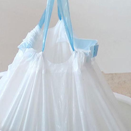 60 Pcs Drawstring Cat Litter Bags Cat Litter Box Liners Mess-Free Pet Waste Bags for Most Auto Self-Cleaning Litter Boxes