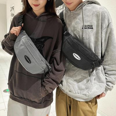 Damen Brusttasche Student Schulter Crossbody Tasche Große Kapazität Herren Hüfttasche