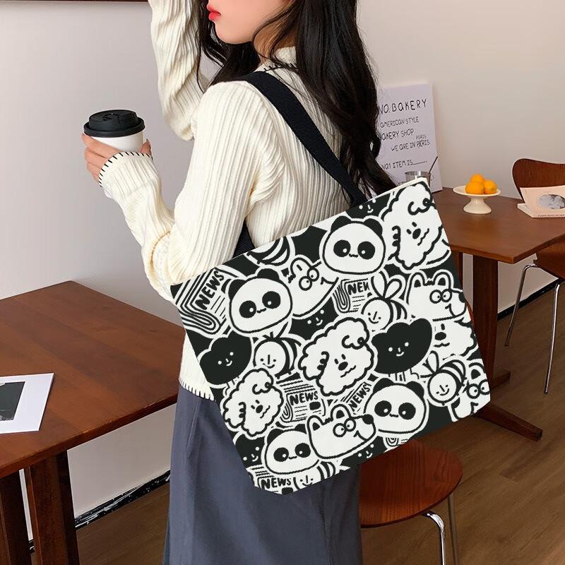 Большая холщовая сумка-тоут Fumede на плечо