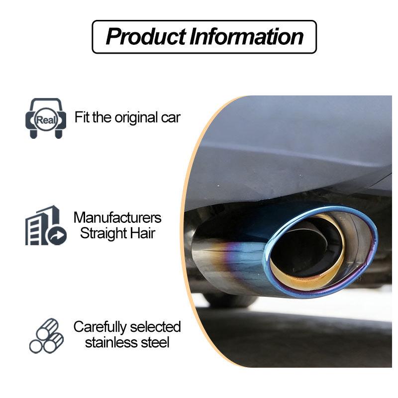 Tailpipe Muffler Decoration Kit for 2024-26 Beijing BJ30 Cars