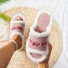 Fashion 2025 New Furry Good Looking Hot Sellers Slippers Home Women's Autumn Winter Indoor Fashion Flip Flops Soft Flat Shoes Woman