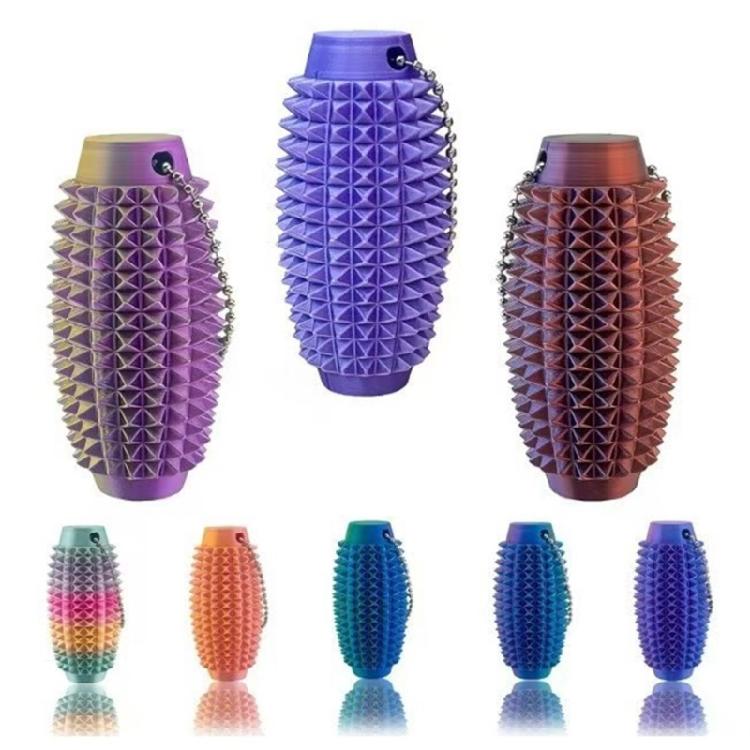 Mini Anxiety Relief Keychain Sensory Fidgets Roller For Adults Stress Management Concentration Tool Portable Design