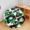 Green Jester Collage Automatic Umbrella - Suitable Travel Outdoor Portable Umbrella Birthday Gift Daily Essentials