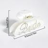 Dazzling Crystal Bridal Hair Claw Clip NonSlip Design Perfect Gift Wedding Party Accessory