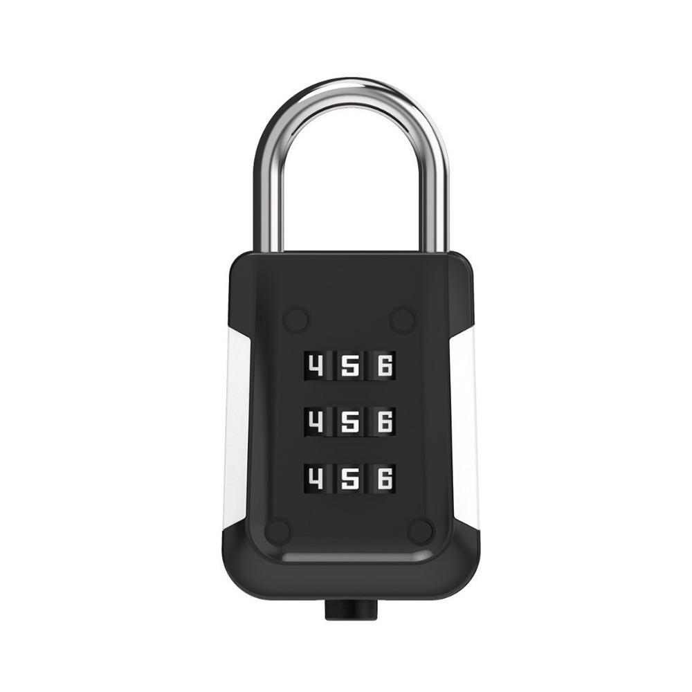 Zinc alloy 3 Digit Password Lock Anti-theft Automatic Unlock Dormitory Cabinet Lock Security Coded Lock for Home&Travel