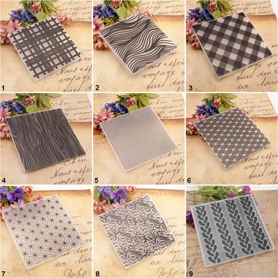 Dot Grid Net Plastic Embsing Folders Template Dies Stencil Flower Dantela Linie Wave Frame