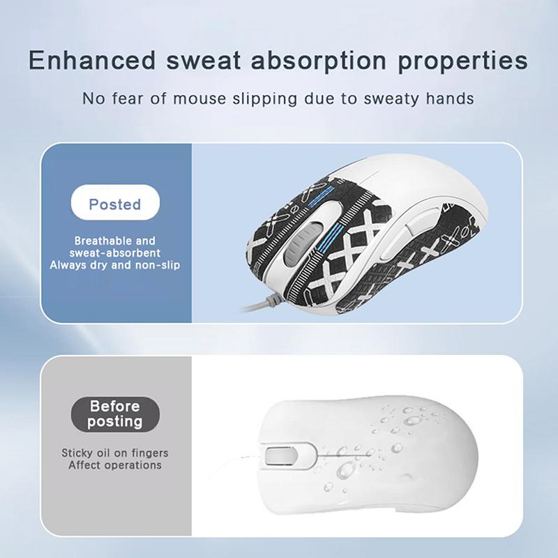 Mouse Grip Tape Skate Sticker Non Slip Suck Sweat Mouse Anti-Slip Sticker For Zowie Eccw Ec1-Cw Ec2-Cw Ec3-Cw
