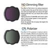 Filtre d'objectif pour caméra de drone Avata Protecteur Filtre d'objectif de caméra de cardan Haute transmission Filtre par-dessus l'objectif