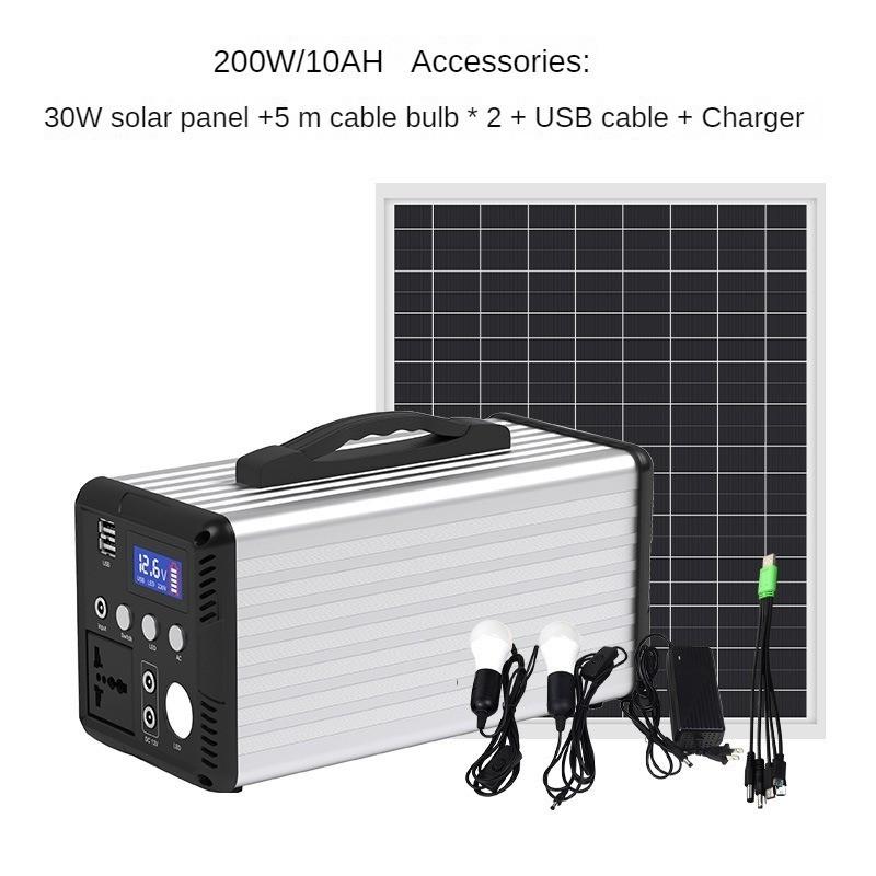 Portable Outdoor Emergency Power Supply 220V Camping Mobile Power Bank High-power Stall Energy Storage Power Supply