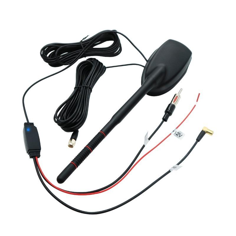 

Waterproof Dustproof Camecho DAB Active Antenna Top Roof Mount Antenna Car GPS+DAB+FM Antenna Active Amplified Top Roof Mount чорний