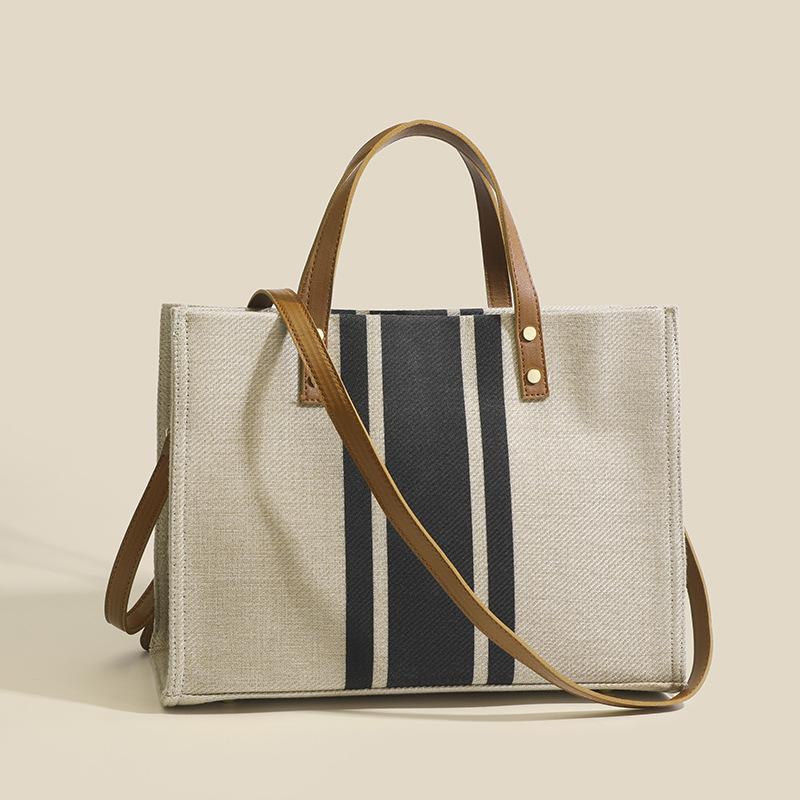 Autumn Fashion Commuter Tote Bag Niche Cross Briefcase Ins Canvas Tote Bag