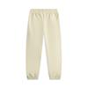 Li Ning Fitness Series Casual Simple Solid Color Tapered Knit Sports Pants Women Bottoms Beige AYKV382-1