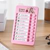 Panda Good Habit Punch Card Capybara Self-discipline Punch Card  Student Stationery Supplies