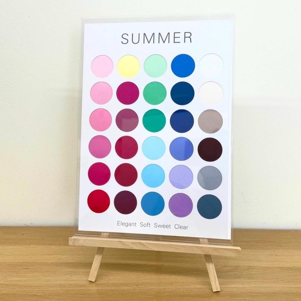 AIS Color Board 4 Seasons A4 Size (4 Seasons set)