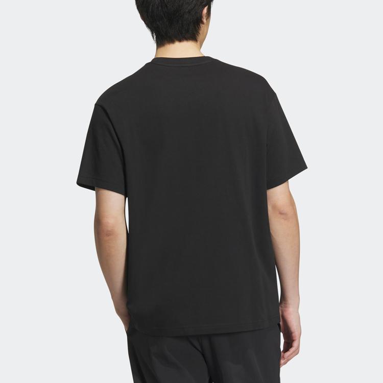 Adidas Neo City Escape Graphic Print Round Neck T-Shirt Unisex Tops Black IA6850
