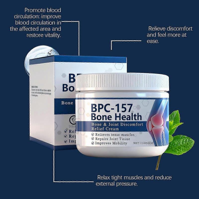 3pcs BPC-157 Healing Joint Cream, Joint Relief Cream, Joint Soothing Massage Cream, Effectively Improve Joint discomfort and Enhance Mobility