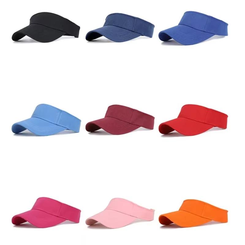 Sun Hat Summer Tennis Cap Sun Visor Hat Sunscreen Outdoor Sports Baseball Topless Tennis Duck Tongue Cap Shade Hollow Top Hat