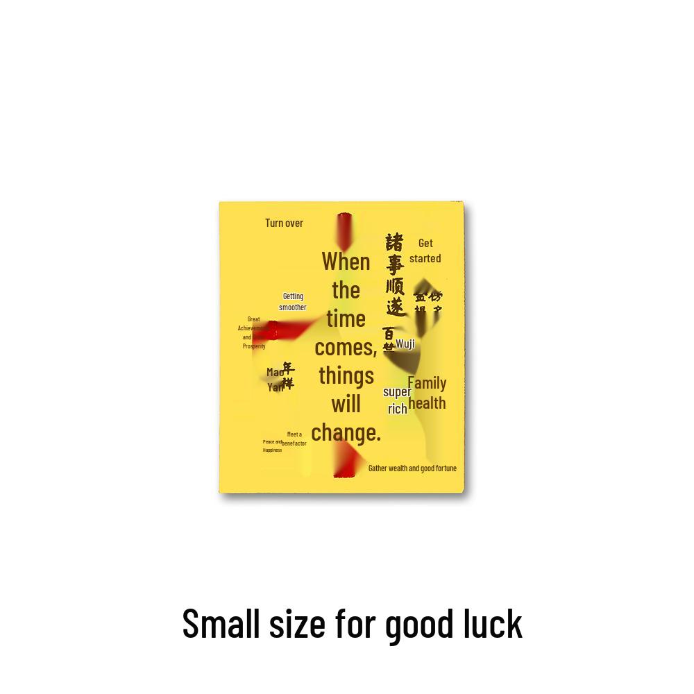 2mg Pure Gold Beckoning Cat Phone Sticker - Good Luck Gift