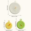 Silicone Preservation Cover 5-Piece Set, Silicone Pot Cover, High Temperature Resistant and Easy to Clean Silicone Sealing Cover