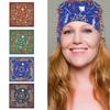 21'' Golden Gate Pattern Bandana Head Scarf for Women Men Square Turban Head Scarf Punk Head Wrap Headwear