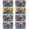 Hot Wheels Monster Truck 1:64 2-Pack Assorted Vehicle Toys, Mini Cars, Set of 8 (2 Cars Per Pack), Boxed, Ages 3+, Multi-Purpose, 986R-FYJ64