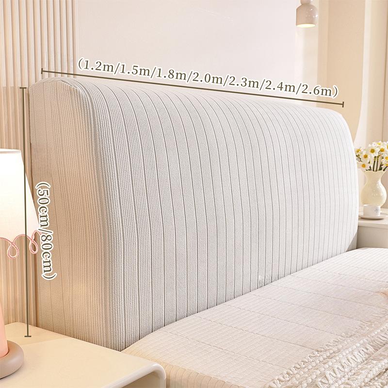 All-Inclusive Bed Headboard Cover Elastic Jacquard Universal Headboard Cover Bedroom Bedside Bed Back Protector Cover