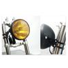 Motorrad Schwarz 41mm Blinker Schellen Scheinwerfer Halterung Gabel Ohr Chopper Cafe Race Schwarz Universal