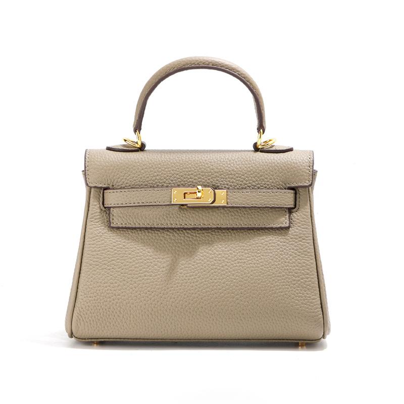 Top Layer Cowhide Mini Crossbody Bag 2025 New Single Shoulder Color Blocked Bag Genuine Leather Women's Bag