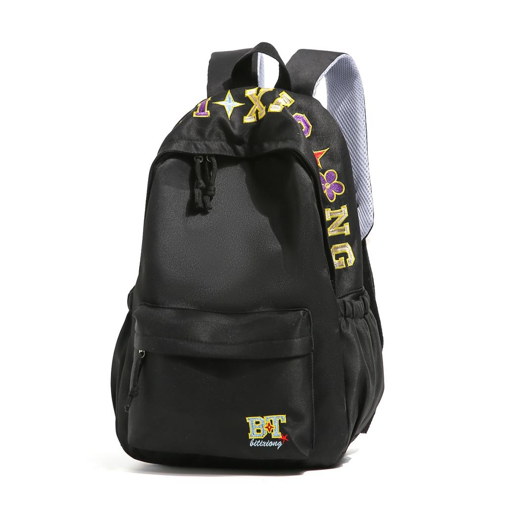 Schoolbag New School Bag Junior High School Student College Student High School Student Backpack Simple Versatile Large Capacity Campus Backpack