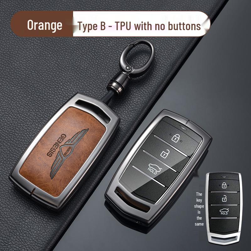 Genesis GV80/GV70 Alloy Key Case & Buckle Set for Men